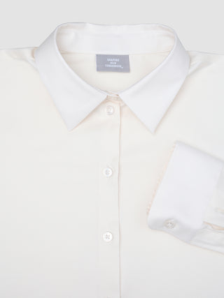 Women's Oxford Shirt White Orchid Slim