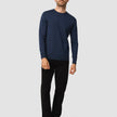 Premium Merino Crewneck Navy