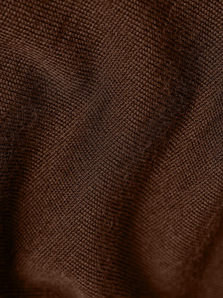 Premium Merino Half Zip Espresso