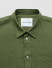Refined Linen Long Sleeve Shirt Clover Green