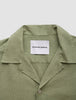 Refined Linen Bowling Short Sleeve Shirt Tea