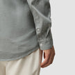 Refined Linen Long Sleeve Shirt Stone Grey