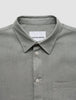 Refined Linen Long Sleeve Shirt Stone Grey