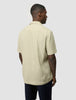 Refined Linen Bowling Short Sleeve Shirt Soft Sand