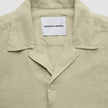 Refined Linen Bowling Short Sleeve Shirt Soft Sand