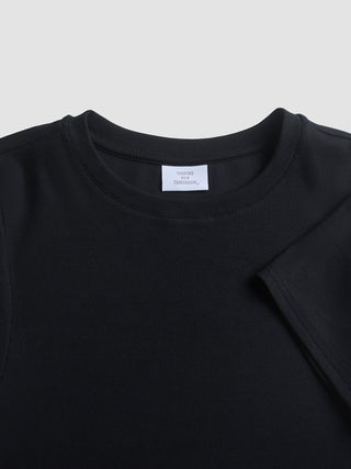 Rib T-Shirt Black