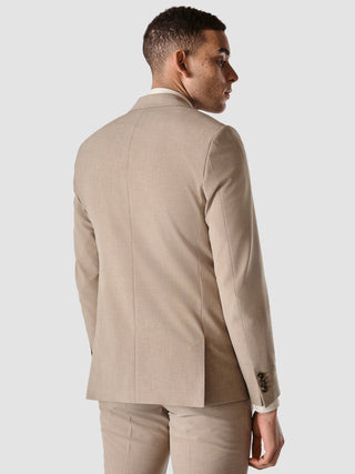 Essential Blazer Slim Sand Grain