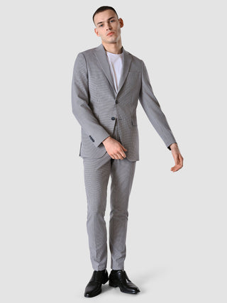 Essential Blazer Slim Duo Check Blue