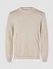 Seamless Premium Merino Knit Crewneck Birchwood