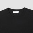 Seamless Premium Merino Knit Crewneck Black