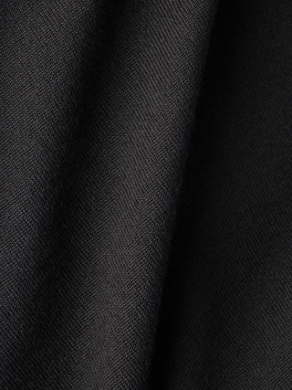 Seamless Premium Merino Knit Crewneck Black