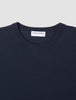 Seamless Premium Merino Knit Crewneck Dark Navy
