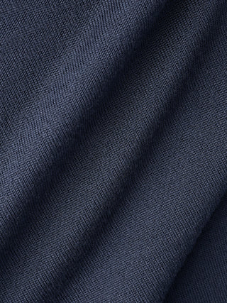 Seamless Premium Merino Knit Crewneck Dark Navy