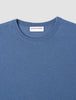 Seamless Premium Merino Knit Crewneck Dusky Blue