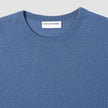 Seamless Premium Merino Knit Crewneck Dusky Blue