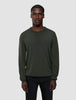Seamless Premium Merino Knit Crewneck Green Night