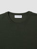 Seamless Premium Merino Knit Crewneck Green Night