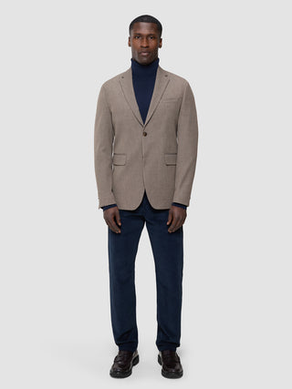 Seamless Premium Merino Knit Turtleneck Dark Navy