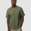 Seersucker Short Sleeve Shirt Clover Green