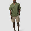 Seersucker Short Sleeve Shirt Clover Green