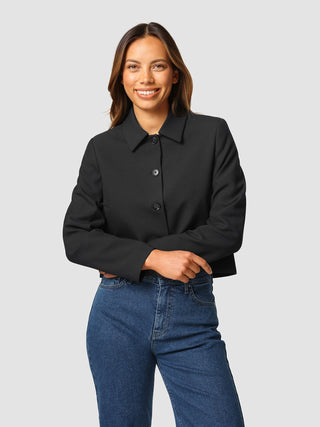 Serene Short Jacket Black