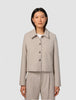 Serene Short Jacket Greige