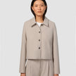 Serene Short Jacket Greige