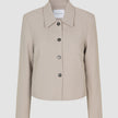 Serene Short Jacket Greige