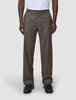 Siena Pants Relaxed Fit Dark Chestnut Melange