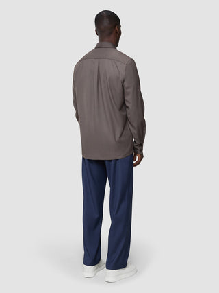 Siena Shirt Dark Chestnut Melange