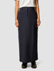 Essential Maxi Skirt Navy Pinstripe