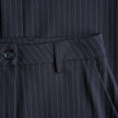 Essential Set Navy Pinstripe Short Vest & Maxi Skirt