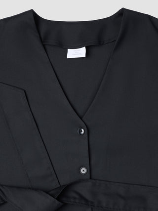 Women's Skye Belted Overshirt Black