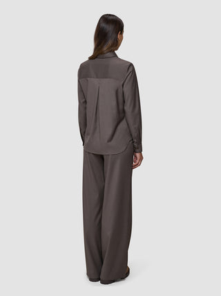 Women's Skye Shirt Dark Chestnut Melange