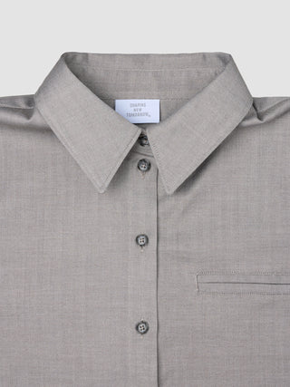 Women's Skye Shirt Mellow Beige Herringbone