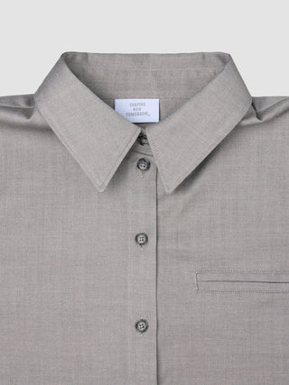 Women's Skye Shirt Mellow Beige Herringbone