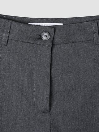 Women's Skye Pants Wide Charcoal Melange