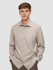 Soft Flannel Shirt Beige