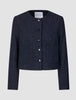 Sorae Set Midnight Blue Short Jacket & Short Skirt