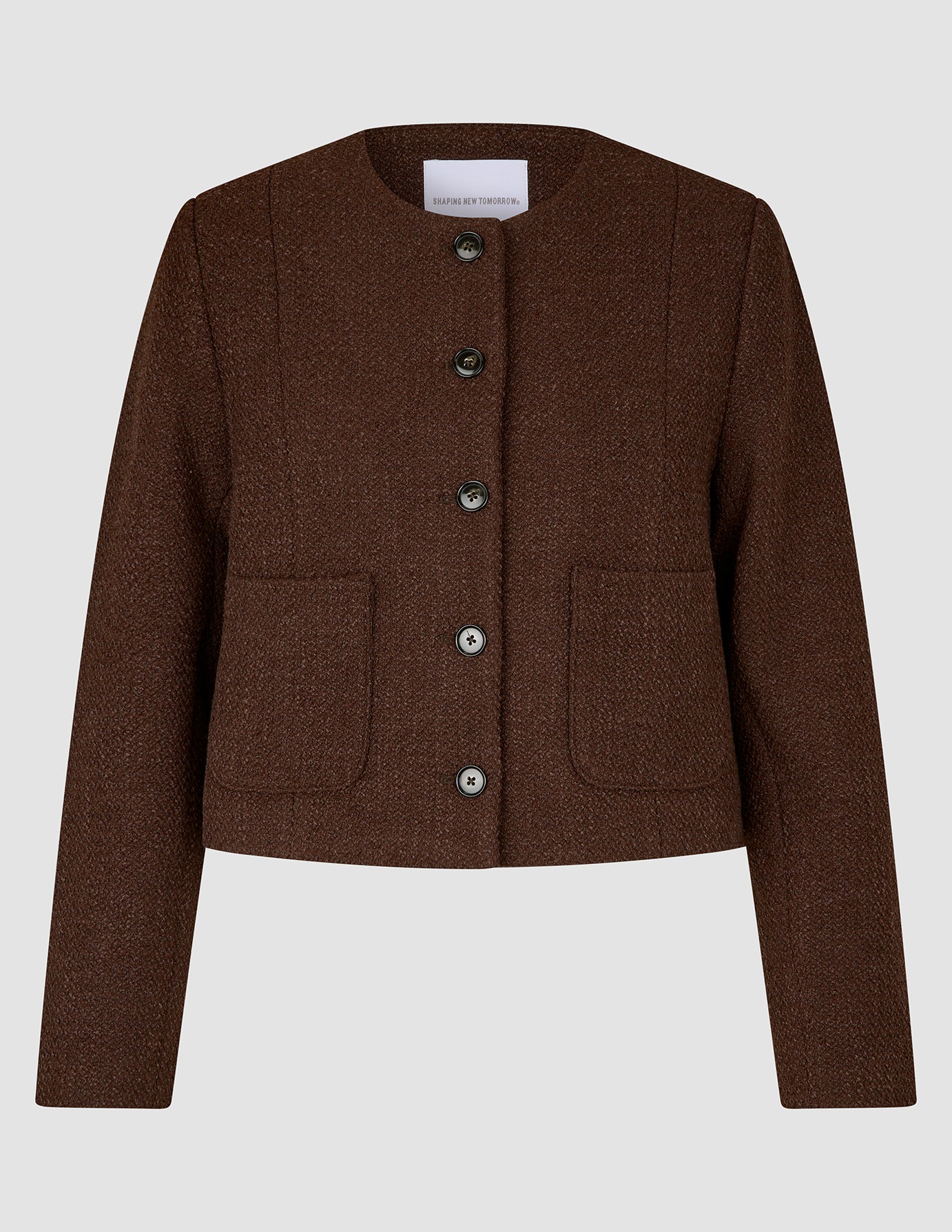 Sorae Set Espresso Short Jacket and Short Skirt