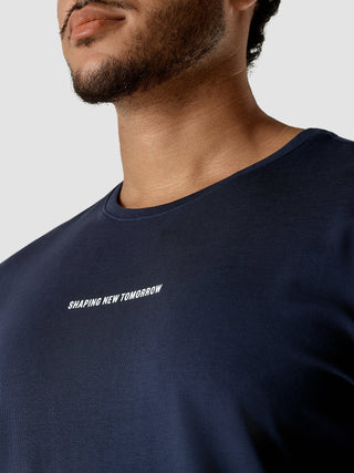 Supima Autograph T-shirt Navy