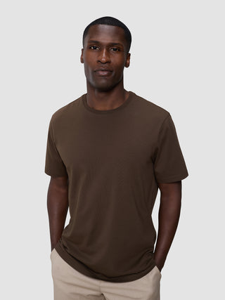 Supima T-shirt Saddle Brown