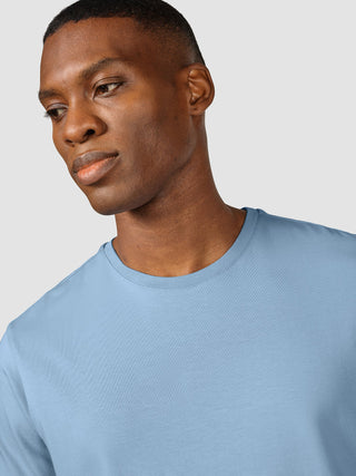 Supima T-shirt Rainy Blue