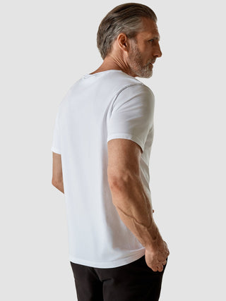 Supima T-shirt White V-Neck