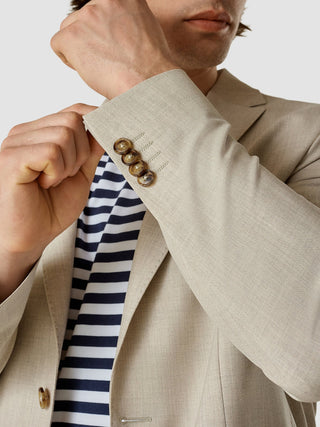 Tech Linen Blazer Sandshell