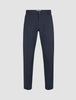 Tech Linen Elastic Pants Midnight Blue