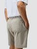 Tech Linen Elastic Shorts Sandshell