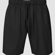 Tech Linen Elastic Shorts Black