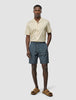 Tech Linen Elastic Shorts Navy
