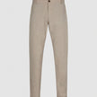 Tech Linen Elastic Pants Raw Beige